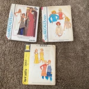Vintage Lot of Sewing Patterns Lot #3